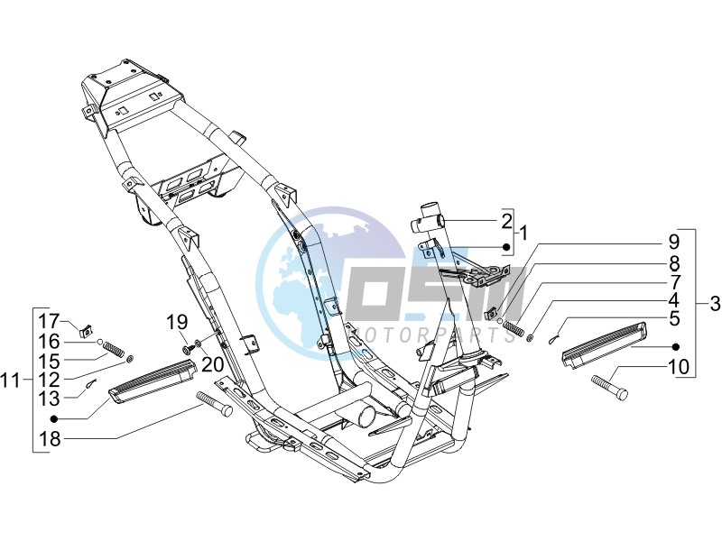 Frame bodywork