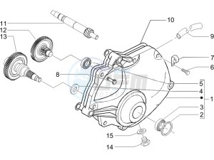 X9 500 Evolution 2006-2007 drawing Reduction unit