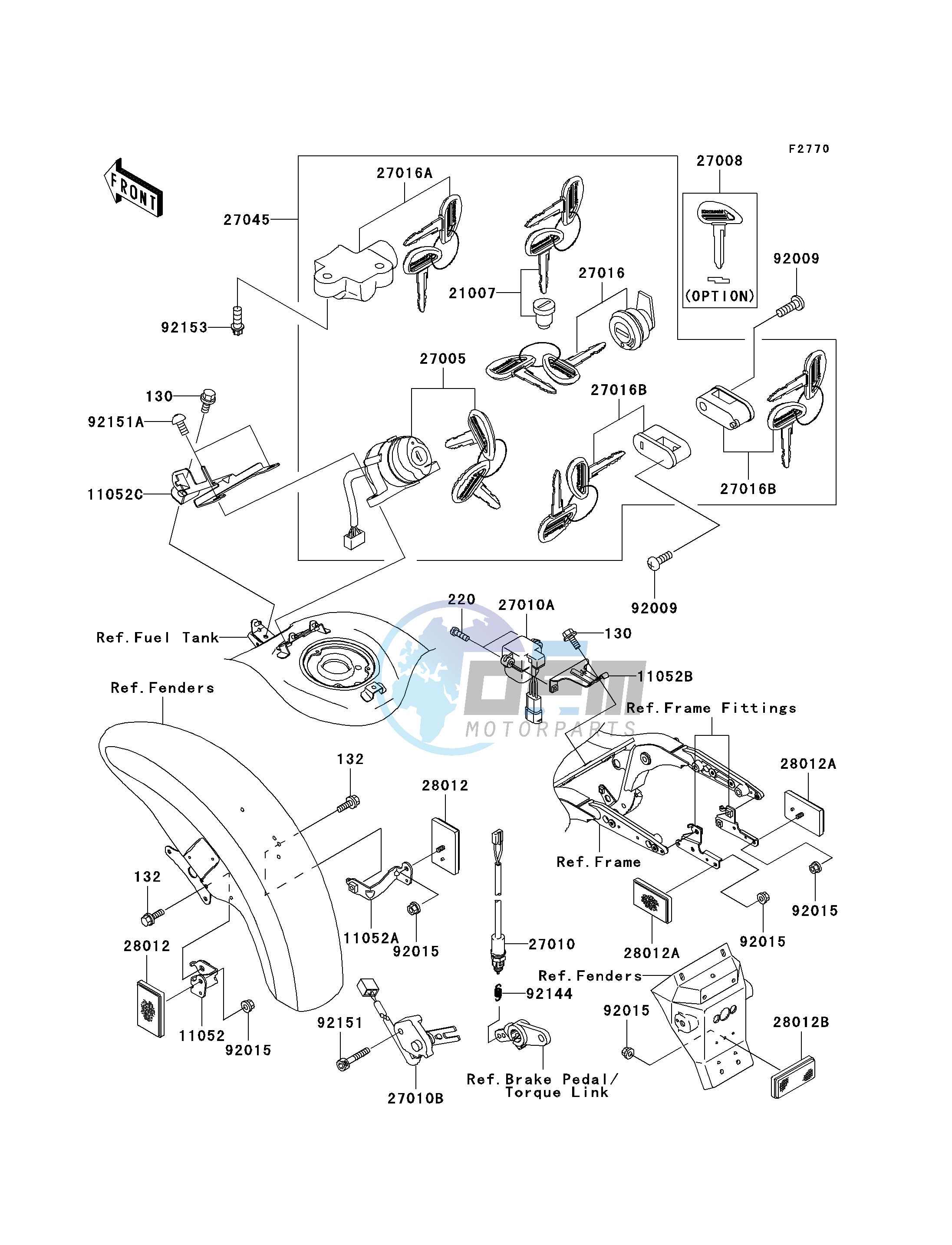 IGNITION SWITCH_LOCKS_REFLECTORS