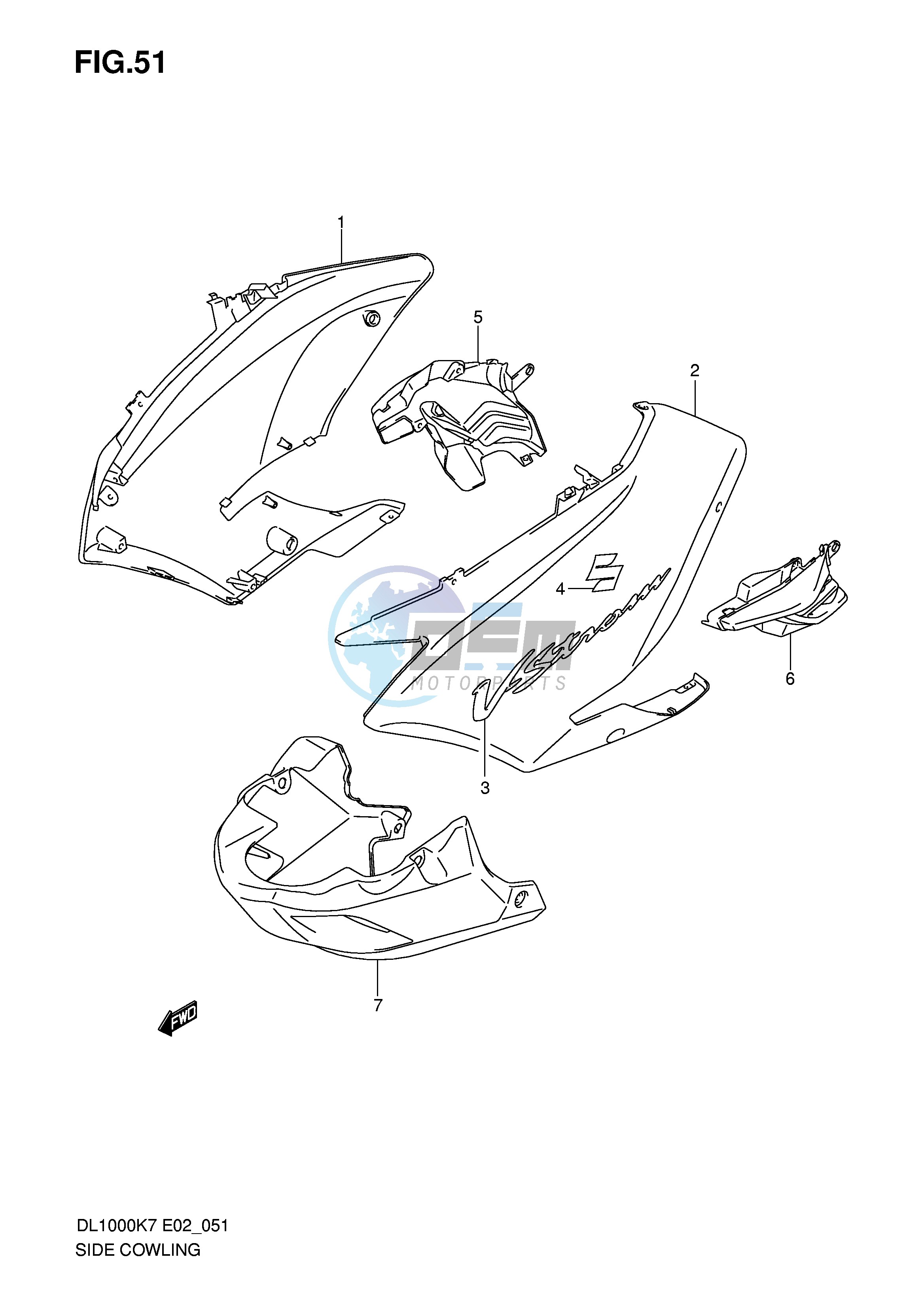 SIDE COWLING (MODEL K7 K8)