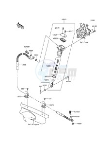 KX250F KX250ZFF EU drawing Rear Master Cylinder