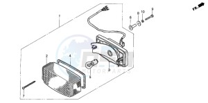 VF750C2 drawing TAILLIGHT