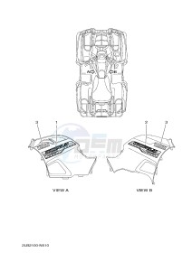 YFM550FWAD YFM550PHF GRIZZLY 550 EPS HUNTER (2LBC) drawing GRAPHICS