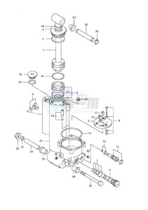 DF 50 drawing Power Trim