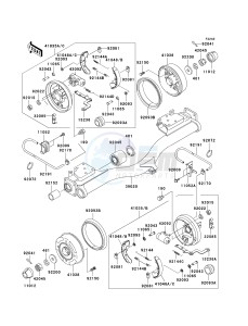 KAF 620 G [MULE 3000] (G6F-G8F) G7F drawing REAR HUBS_BRAKES