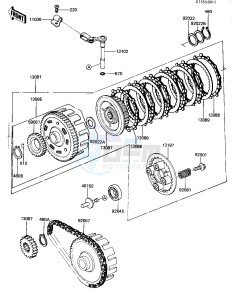 KZ 440 G (G1) drawing CLUTCH