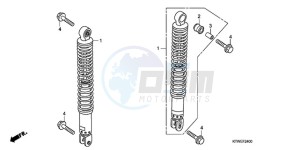 SH300A9 UK - (E / ABS MKH TBX) drawing REAR CUSHION