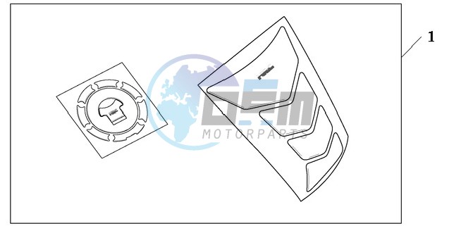 TANKPAD / FUEL LID COVER