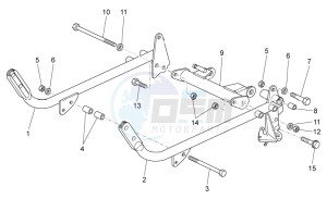 V7 CafÃ¨ 750 drawing Frame II