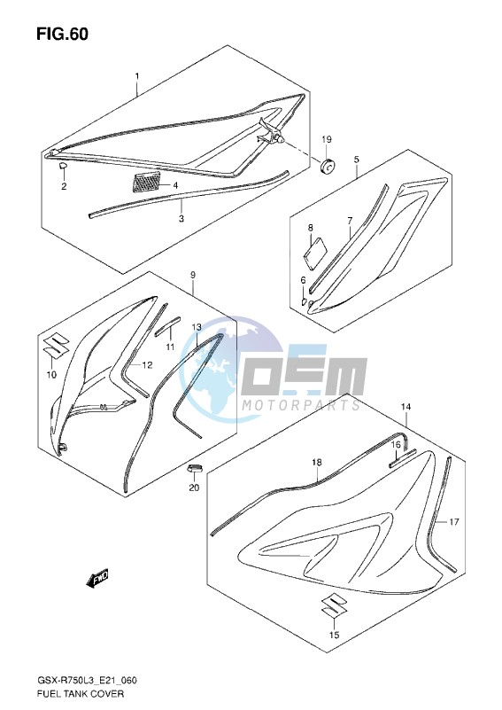 FUEL TANK COVER L3