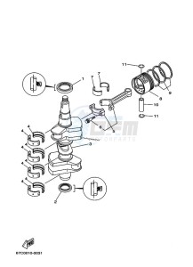 F40B drawing CRANKSHAFT--PISTON