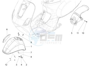 SXL 150 4T 3V CARB drawing Wheel housing - Mudguard