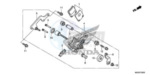 NC700DC Integra E drawing PARKING BRAKE CALIPER