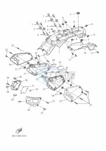 XSR700 MTM690 (BEF1) drawing SIDE COVER