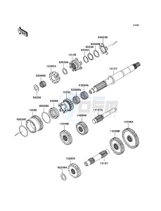 KVF650 4x4 KVF650-D1 EU GB drawing Transmission