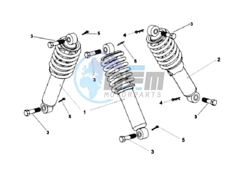 SHOCK ABSORBER  FRONT AND REAR