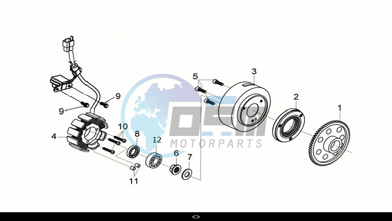 FLYWHEEL - STATOR