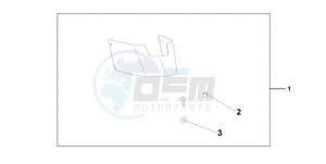 VT750C9 Ireland - (EK / MME) drawing CHROME REAR FENDE