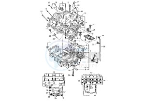 YZF R THUNDER CAT 600 drawing CRANKCASE