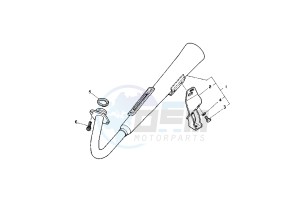 SR 125 drawing EXHAUST