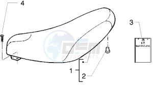 Stalker 50 drawing Saddle