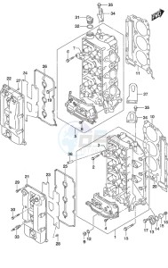 DF 250AP drawing Cylinder Head