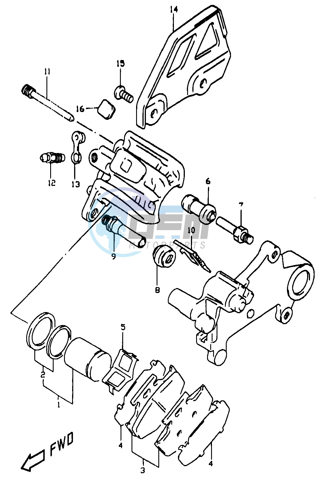 REAR CALIPER