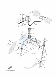 MT-09 MTN890 (B7NC) drawing REAR MASTER CYLINDER