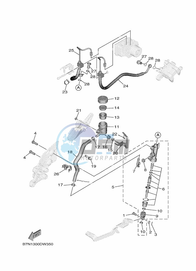 REAR MASTER CYLINDER