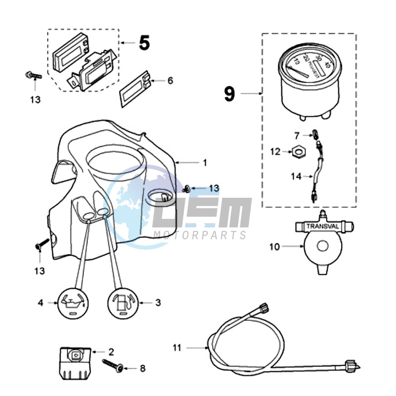 SPEEDOMETER M11 NUT