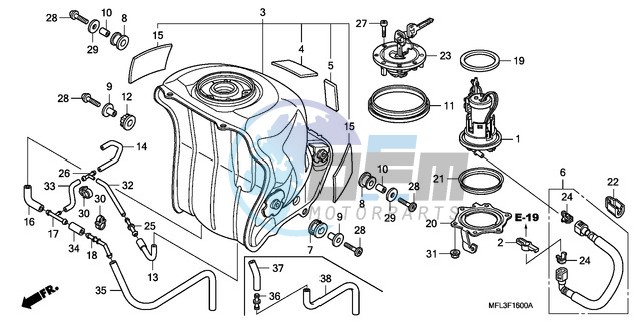 FUEL TANK/FUEL PUMP