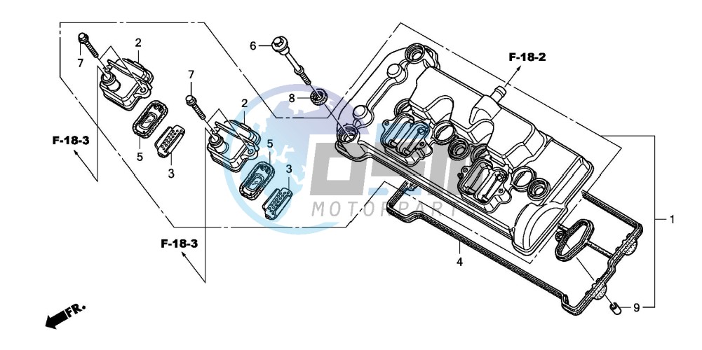 CYLINDER HEAD COVER (CBF600S8/SA8/N8/NA8)