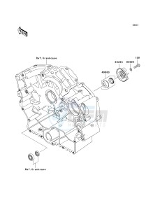 VN 900 D[VULCAN 900 CLASSIC LT] (6F-9F) D9F drawing WATER PUMP