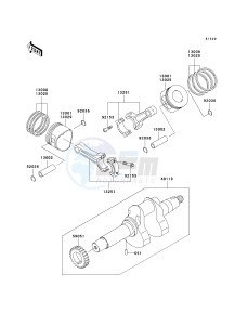 KAF 620 K [MULE 3010 TRANS4X4 HARDWOODS GREEN HD] (K6F-K8F) K7F drawing CRANKSHAFT_PISTON-- S- -