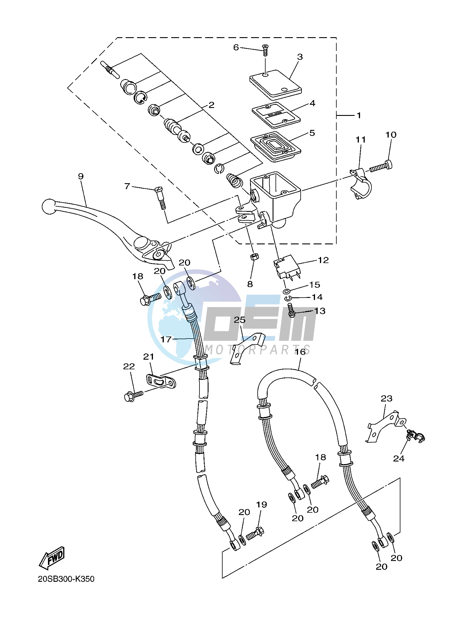 FRONT MASTER CYLINDER