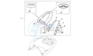 Norge 1200 IE 1200 drawing Luggage rack