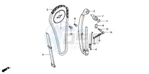 CRF100F drawing CAM CHAIN