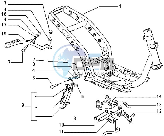 Chassis - Central stand