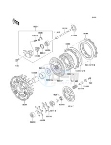 ZX 750 P [NINJA ZX-7R] (P5-P8) [NINJA ZX-7R] drawing CLUTCH