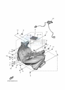 CZD300-A XMAX 300 (BBA1) drawing ELECTRICAL 3