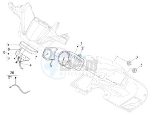 Nexus 250 SP e3 drawing Meter combination - Cruscotto