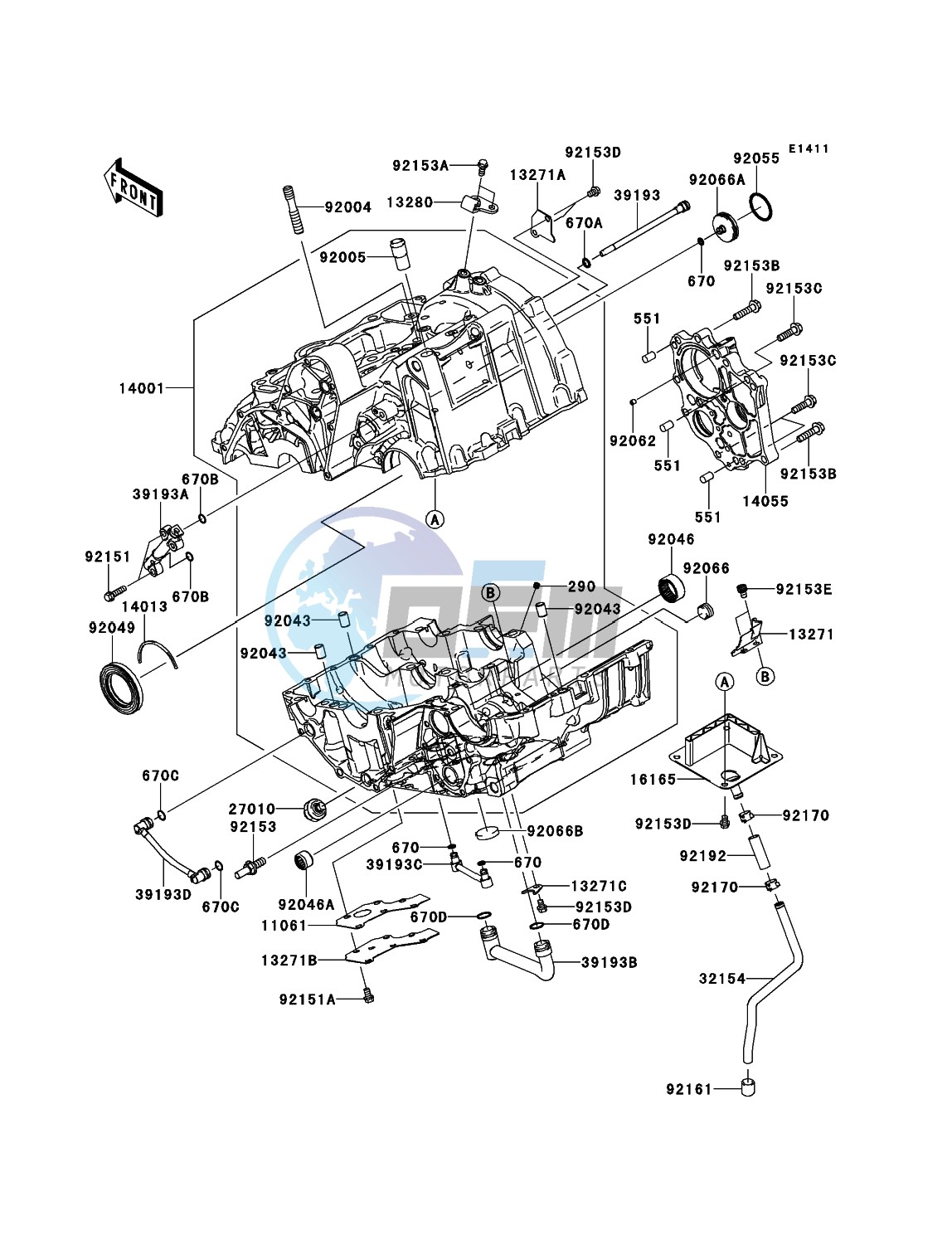 Crankcase(-ER650AE057323)