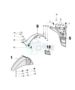 Tweet 125 V drawing FENDERS