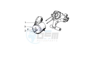 PX 125 drawing Crankcase cover and cooling