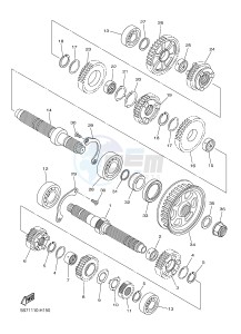 XVS950CR XV950R XV950 R-SPEC (B33A) drawing TRANSMISSION