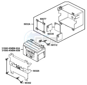 NEW DINK 50 Netherlands drawing Battery