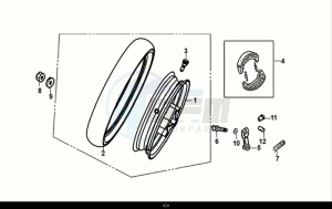 MIO 50I (FS05W2-EU) (E5) (M1) drawing REAR WHEEL