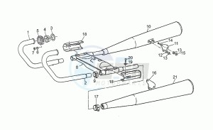 GT 1000 drawing Exhaust unit 1991-d