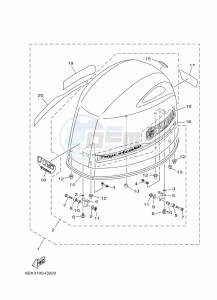 FL115B drawing FAIRING-UPPER