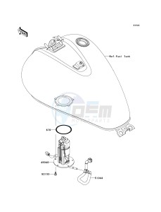 VN 900 B [VULCAN 900 CLASSIC] (6F-9F) B9F drawing FUEL PUMP